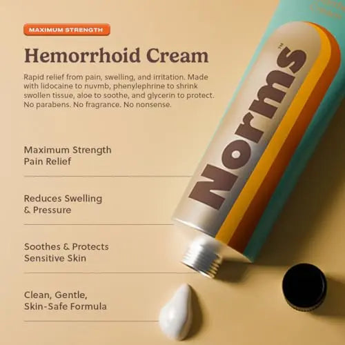 Norms The Full Hemorrhoid Treatment Bundle Medicated Wipes, Touch-Free Spray, and 5% Lidocaine Cream to Relieve Painful Itching, Burning & Swelling – Complete Hemorrhoid Care System NormsBuy Supplements Australia