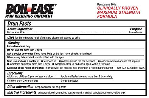 Boil Ease Pain Relieving Ointment, 2 Pack Boil EaseBuy Supplements Australia