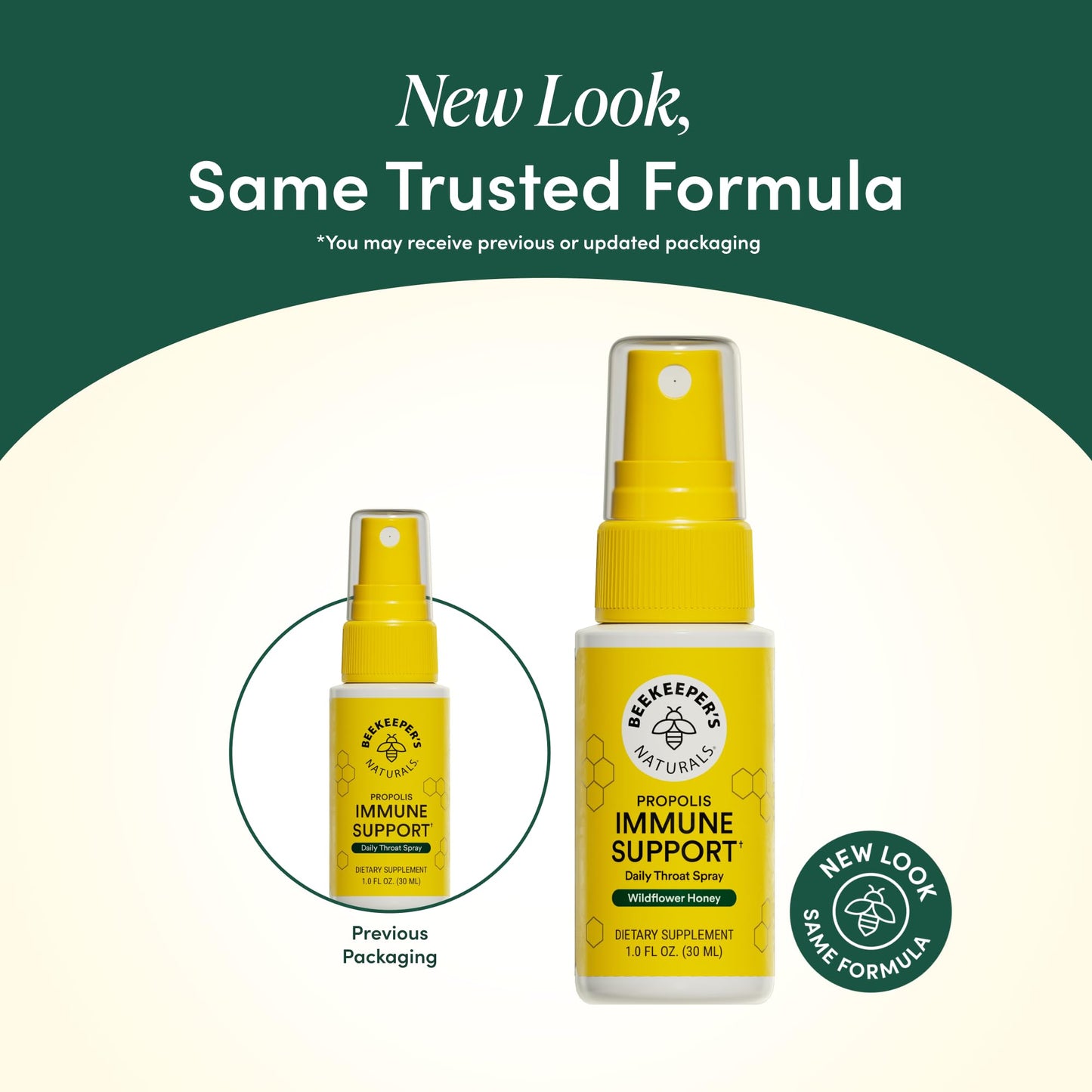 Propolis Throat Spray by Beekeeper's Naturals - 95% Bee Propolis Extract, Natural Immune Support & Sore Throat Relief - Antioxidants, Keto, Paleo, Gluten-Free (1.0 oz)(Pack of 1) Beekeeper's Naturals buy supplements Au