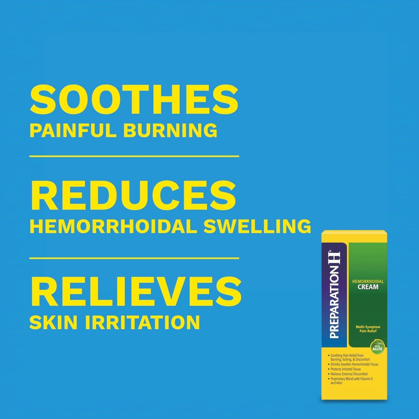 Preparation H Hemorrhoid Cream with Aloe for Multi-Symptom Relief - 1.8 Oz Tube Preparation HBuy Supplements Australia