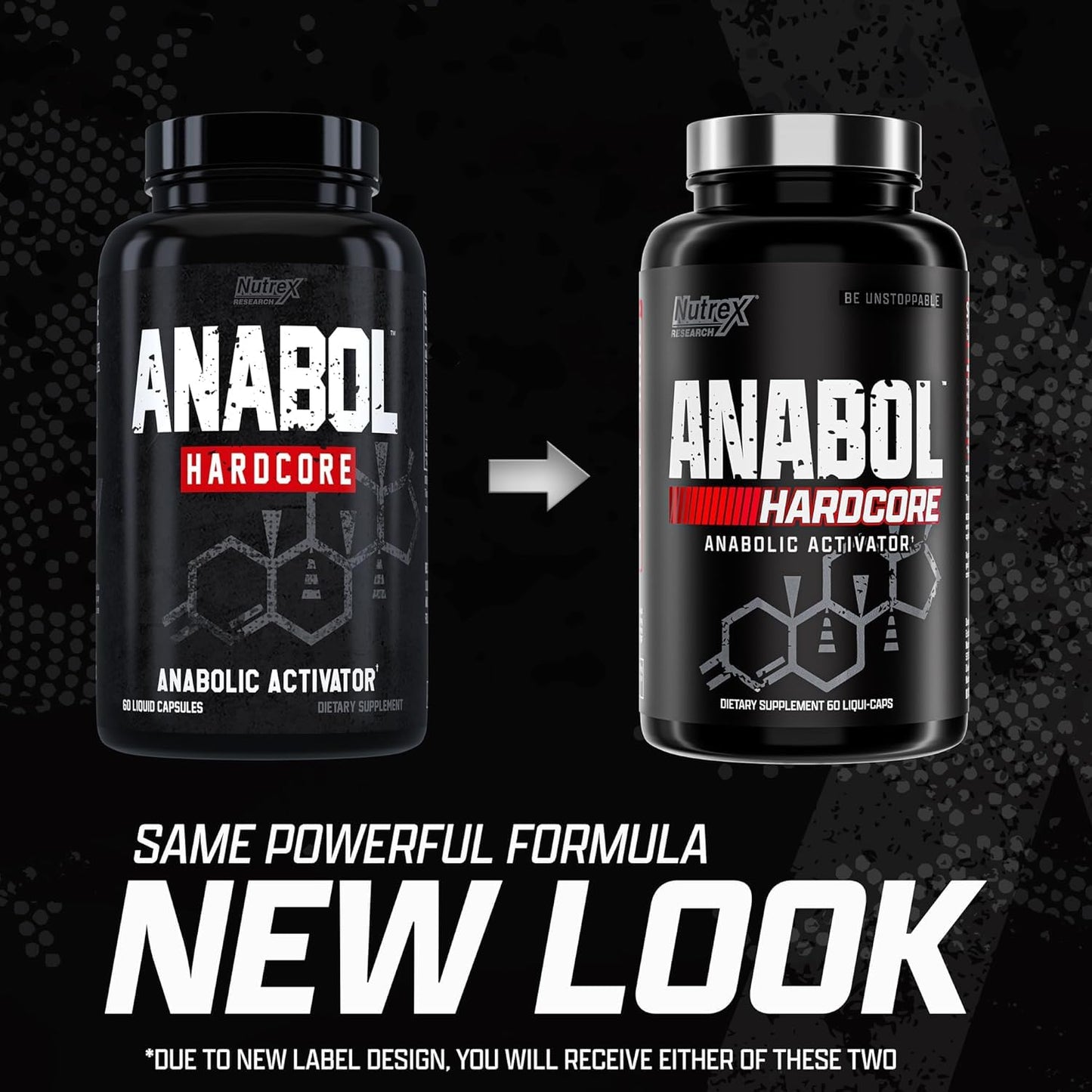 Nutrex Research Anabol Hardcore Anabolic Activator, Muscle Builder and Hardening Agent, 60 Pills
