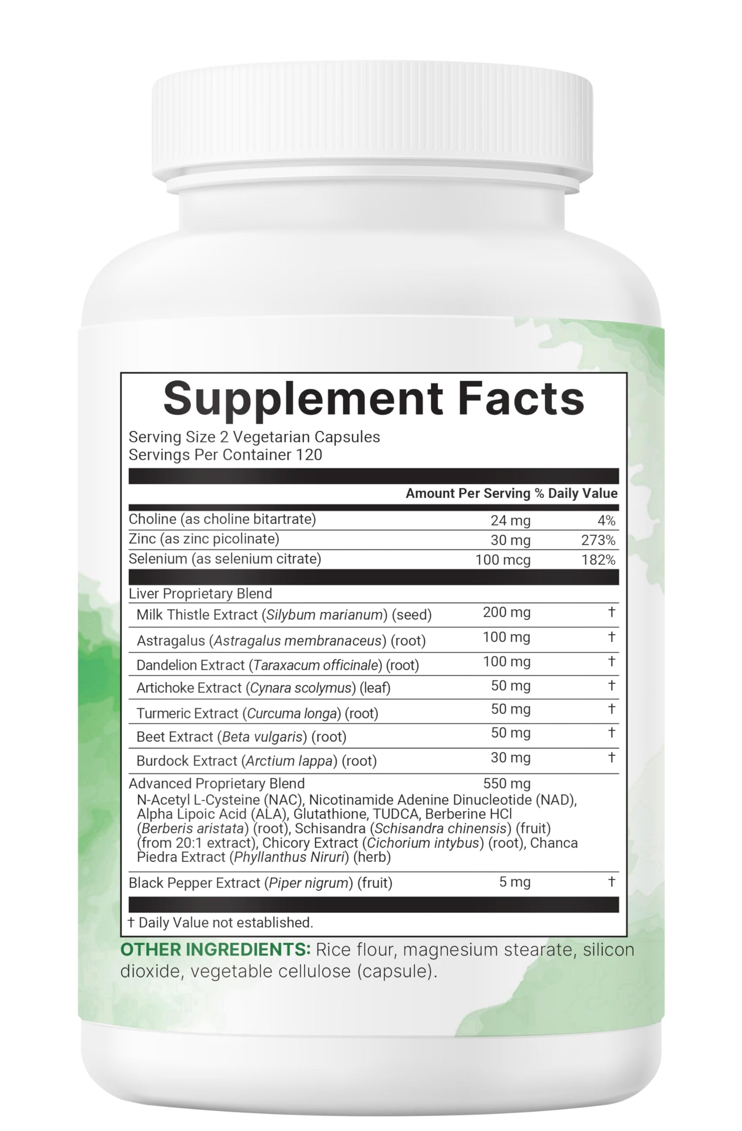 Liver Advanced+, 240 Veggie Capsules | 20-in-1 Complex with Milk Thistle, Dandelion, NAD, NAC, ALA, TUDCA, Glutathione, Artichoke, Turmeric,
