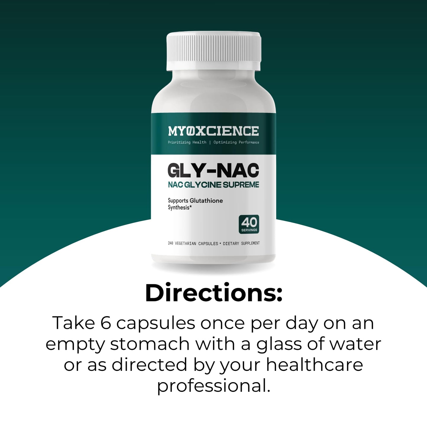 MYOXCIENCE NAC Supreme Capsules | 1.6 G N-Acetyl-L-Cysteine per Serving | 40 Servings MYOXCIENCE buy supplements Au