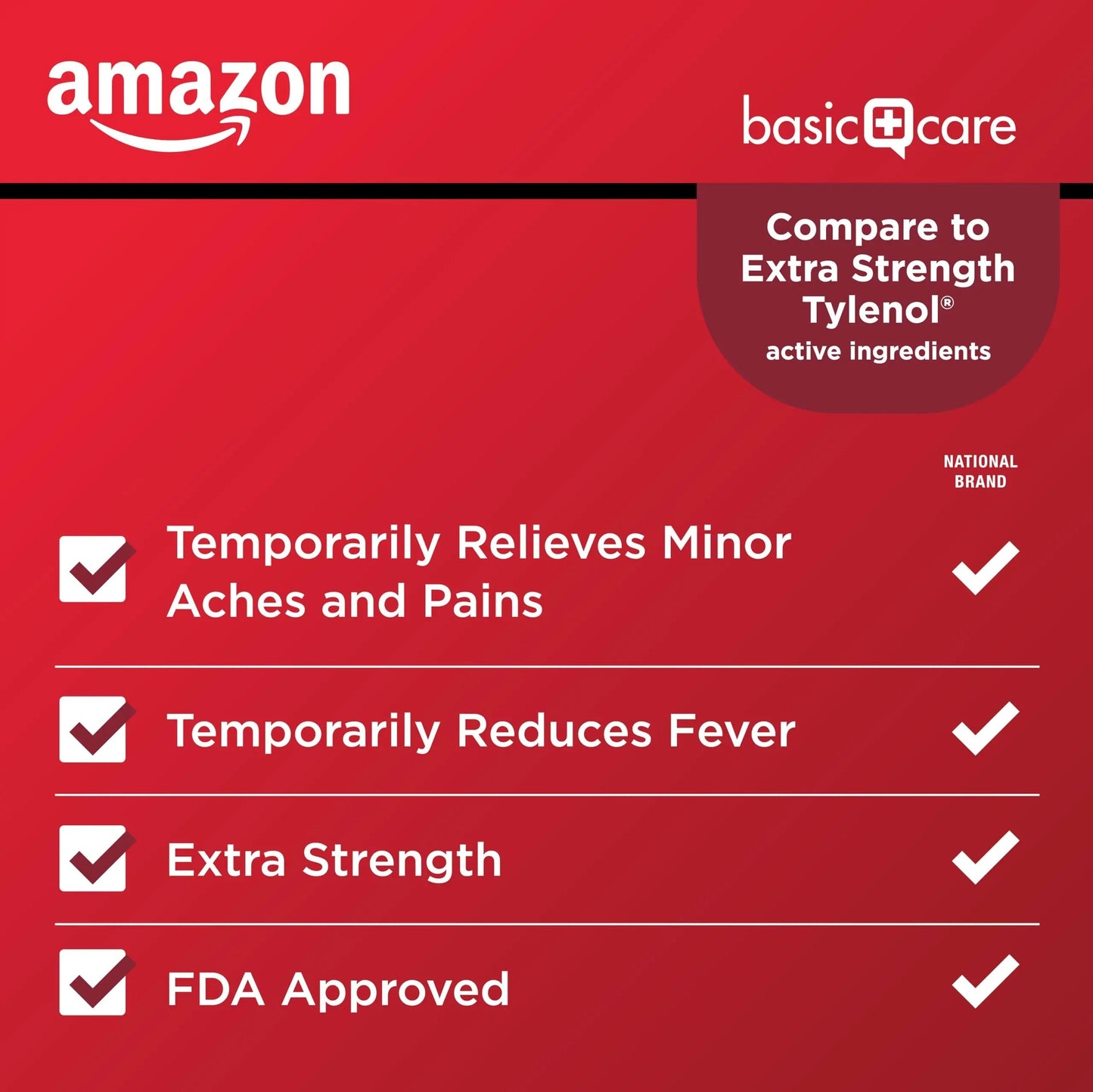 Amazon Basic Care Extra Strength Pain Relief, Acetaminophen Caplets, 500 mg, 200 Count Amazon Basic CareBuy Supplements Australia