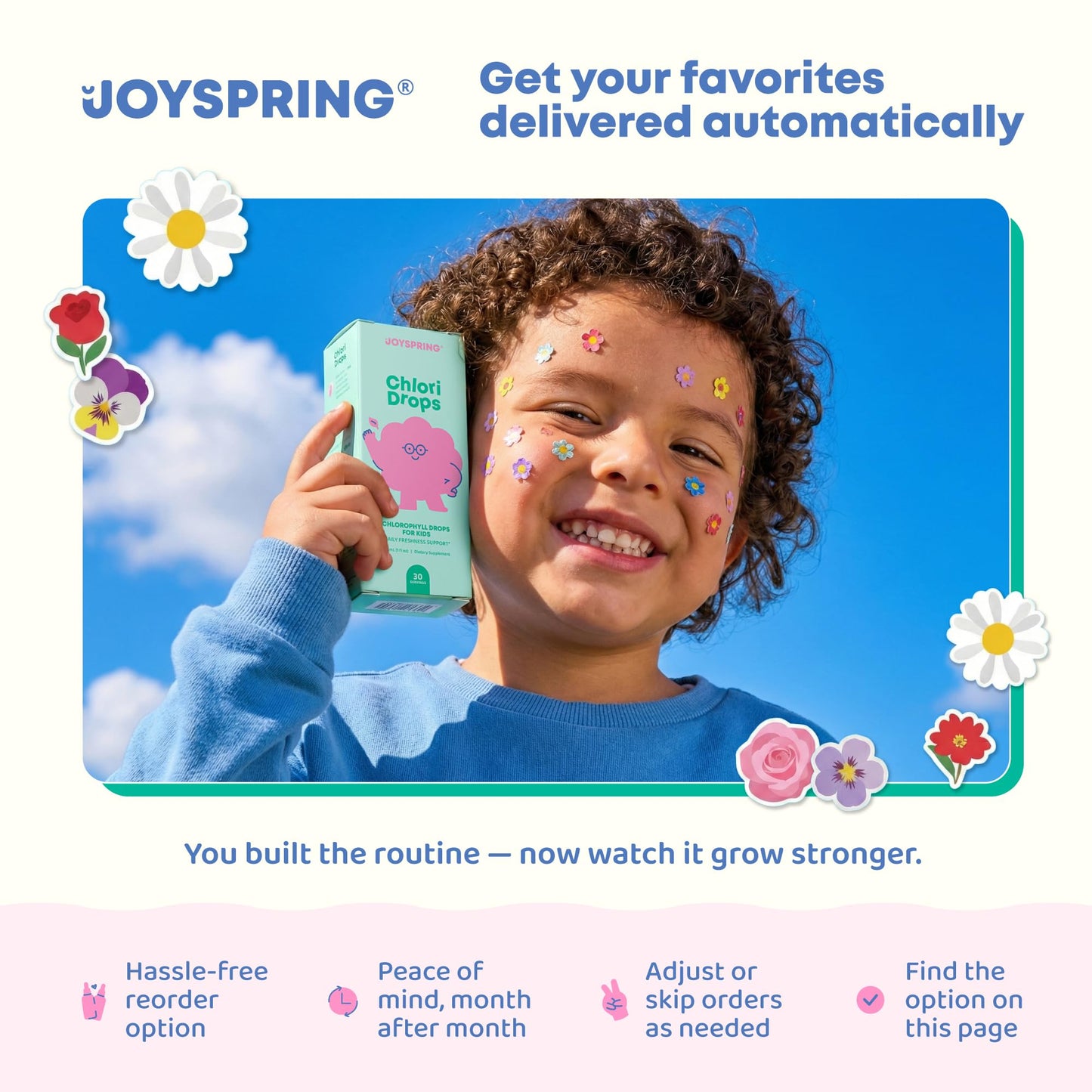 JoySpring Mood Magic for Kids – Natural Mood Support Pixie Sticks Candy with Saffron Extract, Magnesium Citrate & Vitamin D3 | Sugar-Free Powder Drink or Candy | 25 Servings | 4+ Years
