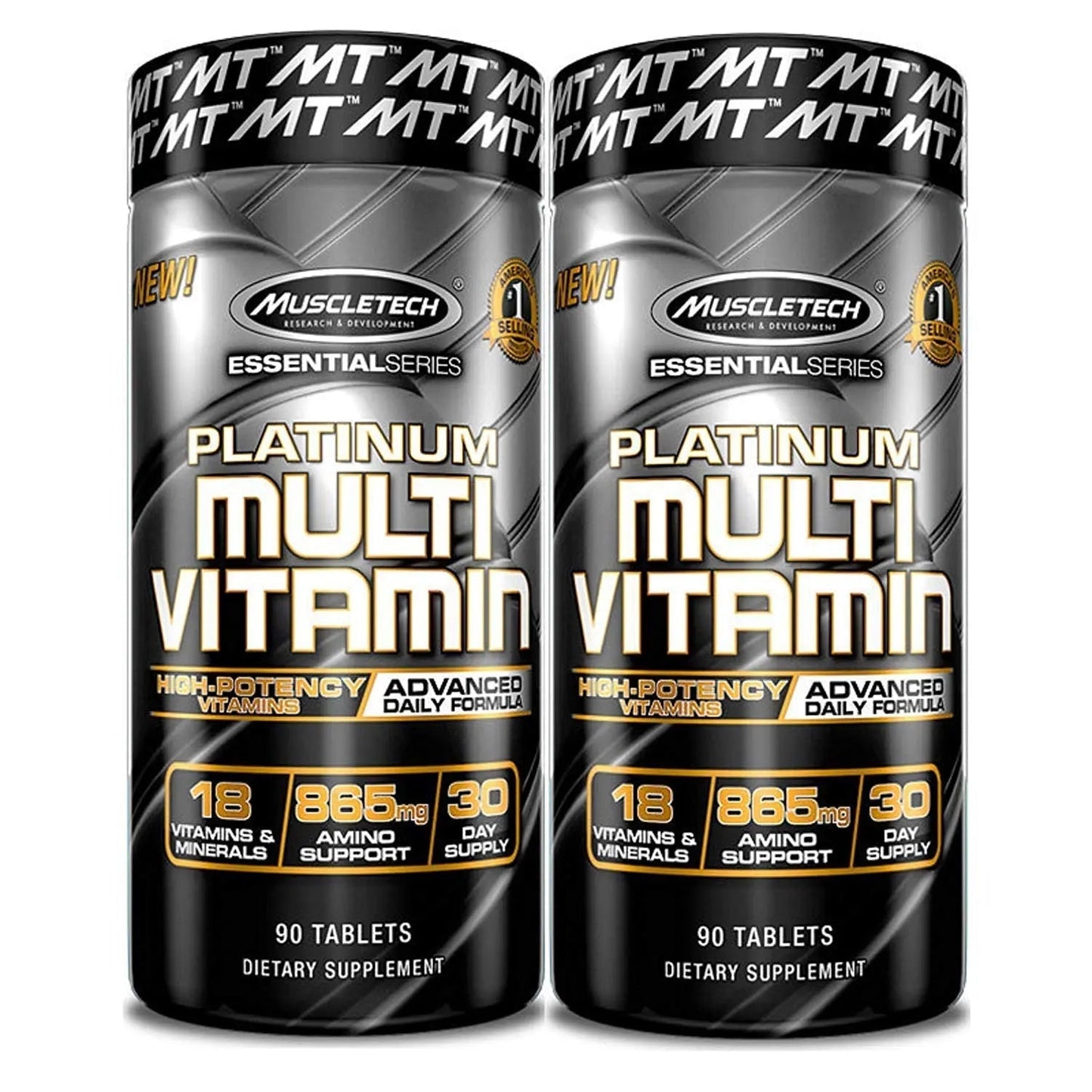 MuscleTech Platinum Multi Vitamin 90 Count (2 Pack) MuscleTech