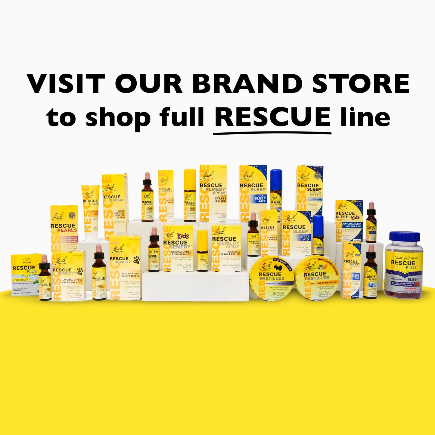 RESCUE Bach Remedy Dropper 20mL, Natural Stress Relief, Homeopathic Flower Essence, Vegan, Gluten & Sugar-Free, Non-Habit Forming (Non-Alcohol Formula)