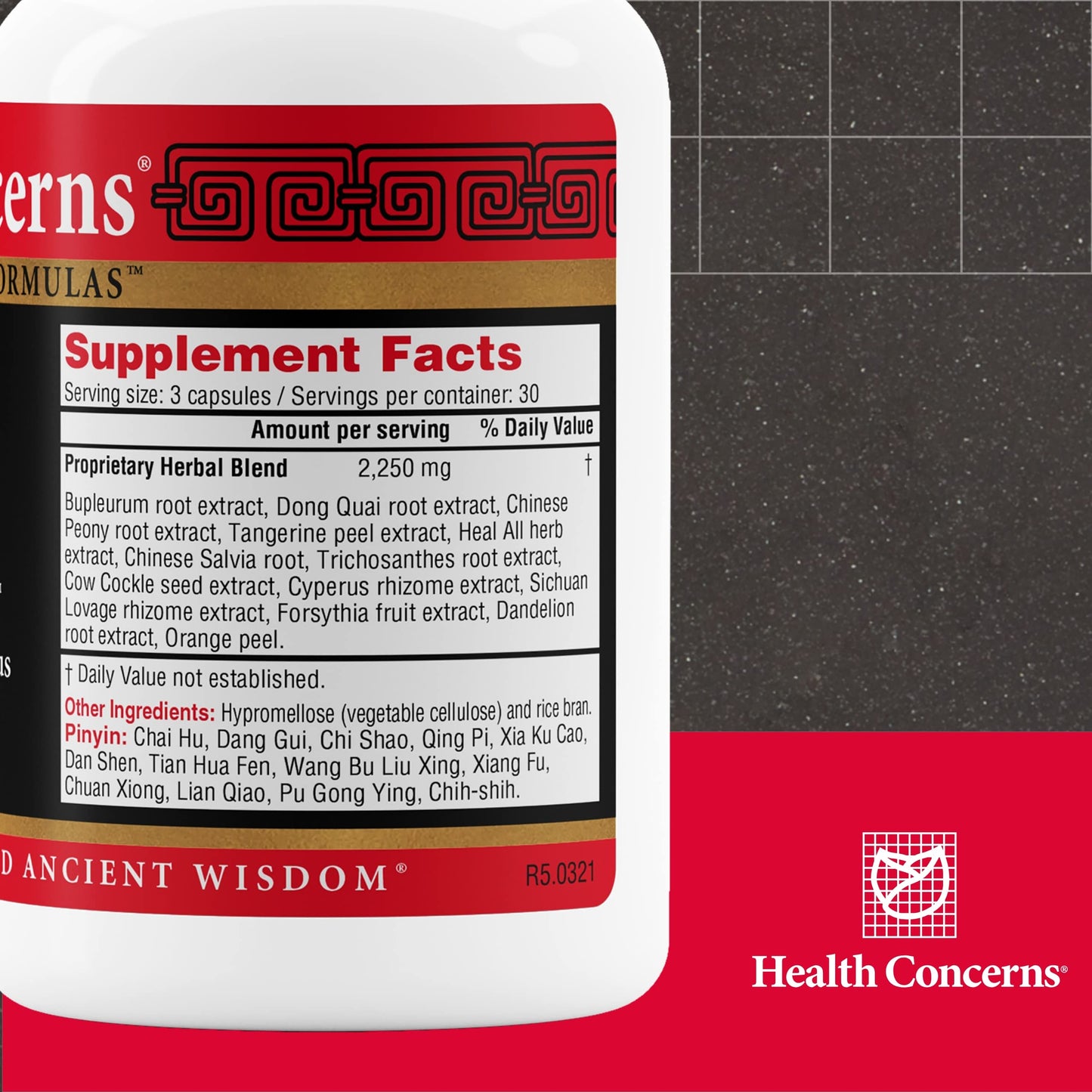Health Concerns Bupleurum Entangled Qi Formula – Women's Hormonal Balance & Cyst Support Supplement – Traditional Chinese Herbal Formula – Blood Flow Liver Qi Cleanse – 90 Capsules Health ConcernsBuy Supplements Australia