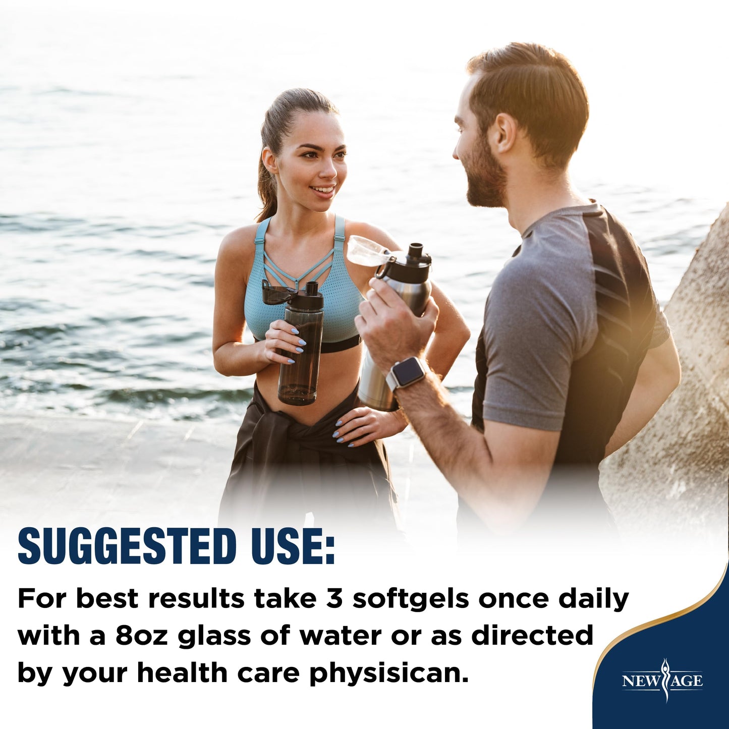 Triple Strength Omega 3 Fish Oil 3750 mg - EPA & DHA - Over 3000mg Omega-3 Fatty Acids - 1350mg EPA + 900mg DHA - Best Essential Fatty Acids, Burpless Fish Oil - 180 Count NEW AGE buy supplements Au