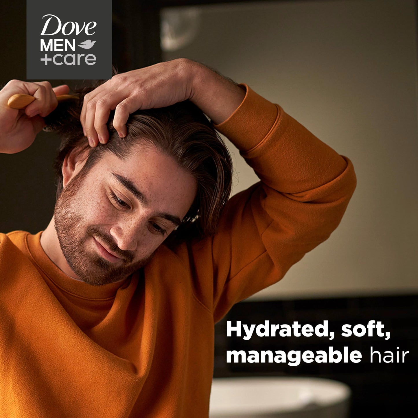 Dove Men+Care Fortifying 2 in 1 Shampoo and Conditioner Fresh and Clean with Caffeine for Normal to Oily Hair Helps Strengthen Thinning Hair 3 oz