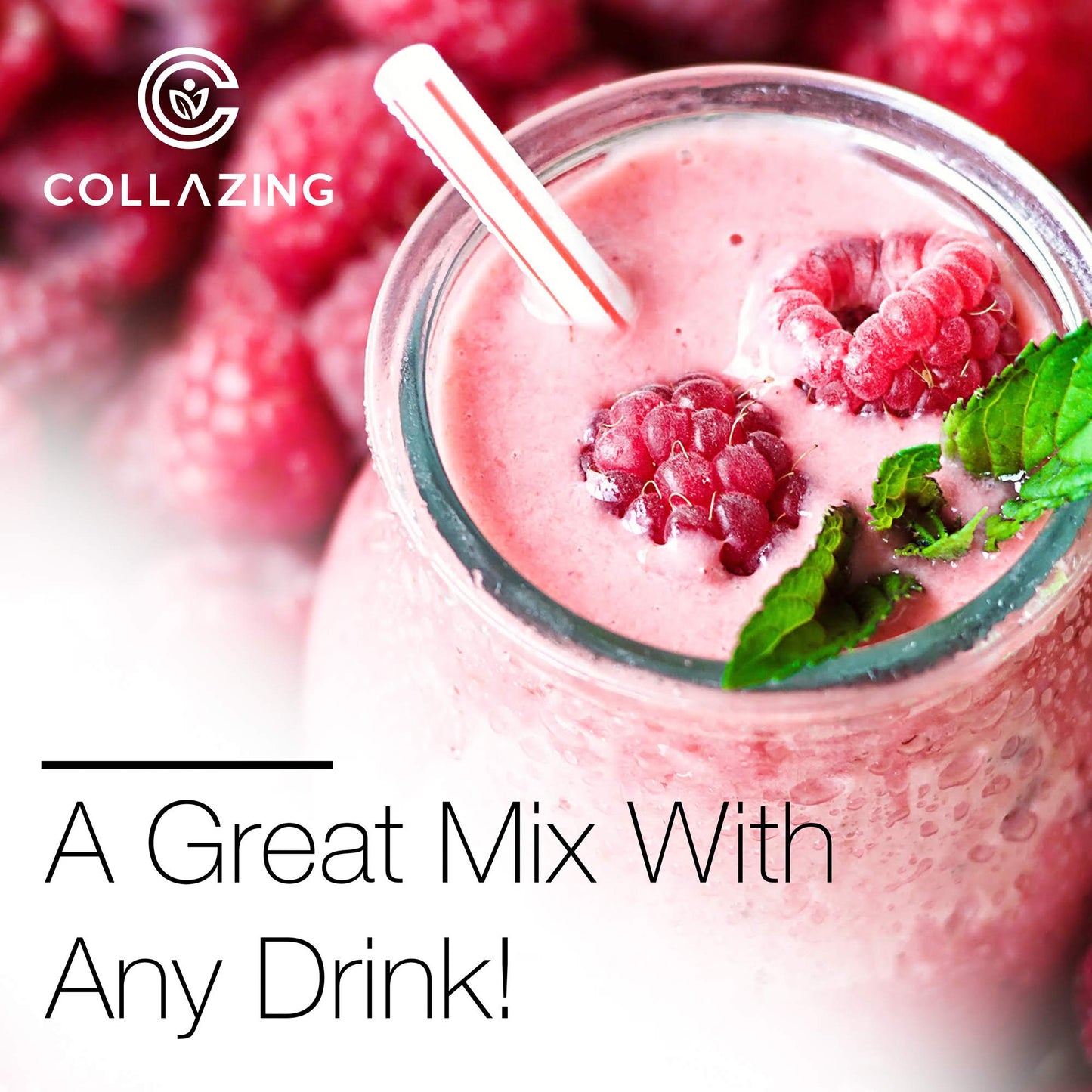 C COLLAZING - Alaskan Wild-Caught Marine Collagen Peptides with Hyaluronic Acid & Vitamin C - Supports Skin, Hair, Nails, Joints & Bones - Type 1 & 3 Collagen