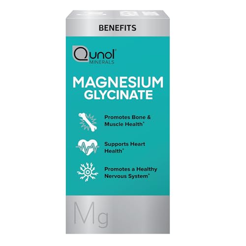 Qunol Magnesium Glycinate 300mg, 100% Glycinate Chelated Magnesium Supplement, 150ct Tablets QunolBuy Supplements Australia