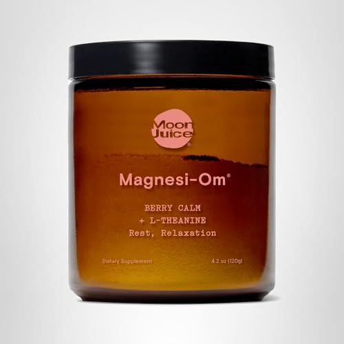 Moon Juice Magnesi-Om Magnesium Powder Supplement - Chelated Magnesium Complex + L-Theanine Blend for Rest, Relaxation & Regularity