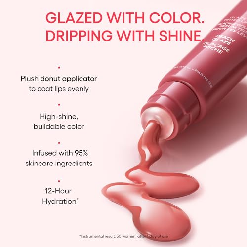LANEIGE Glaze Craze Tinted Lip Serum, Strawberry Sprinkles: Hydrating Serum for Glossy,Nourished Lips with Plumping Polypeptides,0.42 oz LANEIGEBuy Supplements Australia