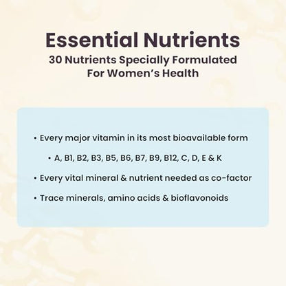 Women's Health Network Essential Nutrients – Daily Multivitamin for Energy, Healthy Aging & Immune Support, Folate as Quatrefolic®, a Patented Natural Form of 5-MTHF Women's Health Network buy supplements Au