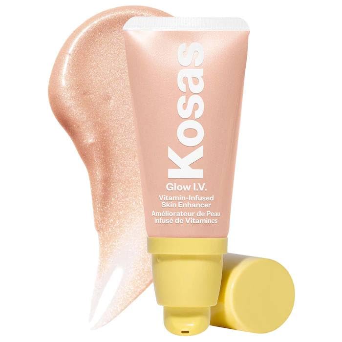 Kosas Glow I.V. - Vitamin-Infused Skin Illuminating Enhancer - Spark. Bonus Premium Korean Sheet Masque with Collagen KosasBuy Supplements Australia