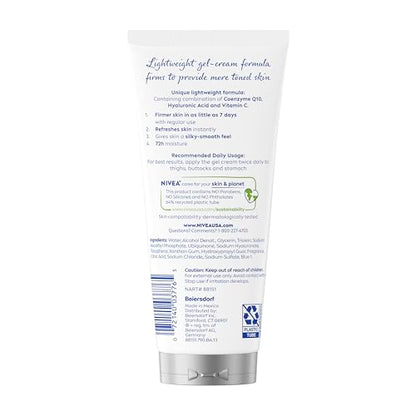 NIVEA Skin Firming & Toning Body Gel Cream with Q10, Hyaluronic Acid and Vitamin C