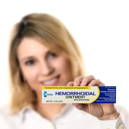 Globe Hemorrhoidal Ointment, Phenylephrine HCl, Petrolatum, Mineral Oil, Relief from Burning, Itching and Discomfort of Hemorrhoids, 2 Ounces (4 Pack) GlobeBuy Supplements Australia