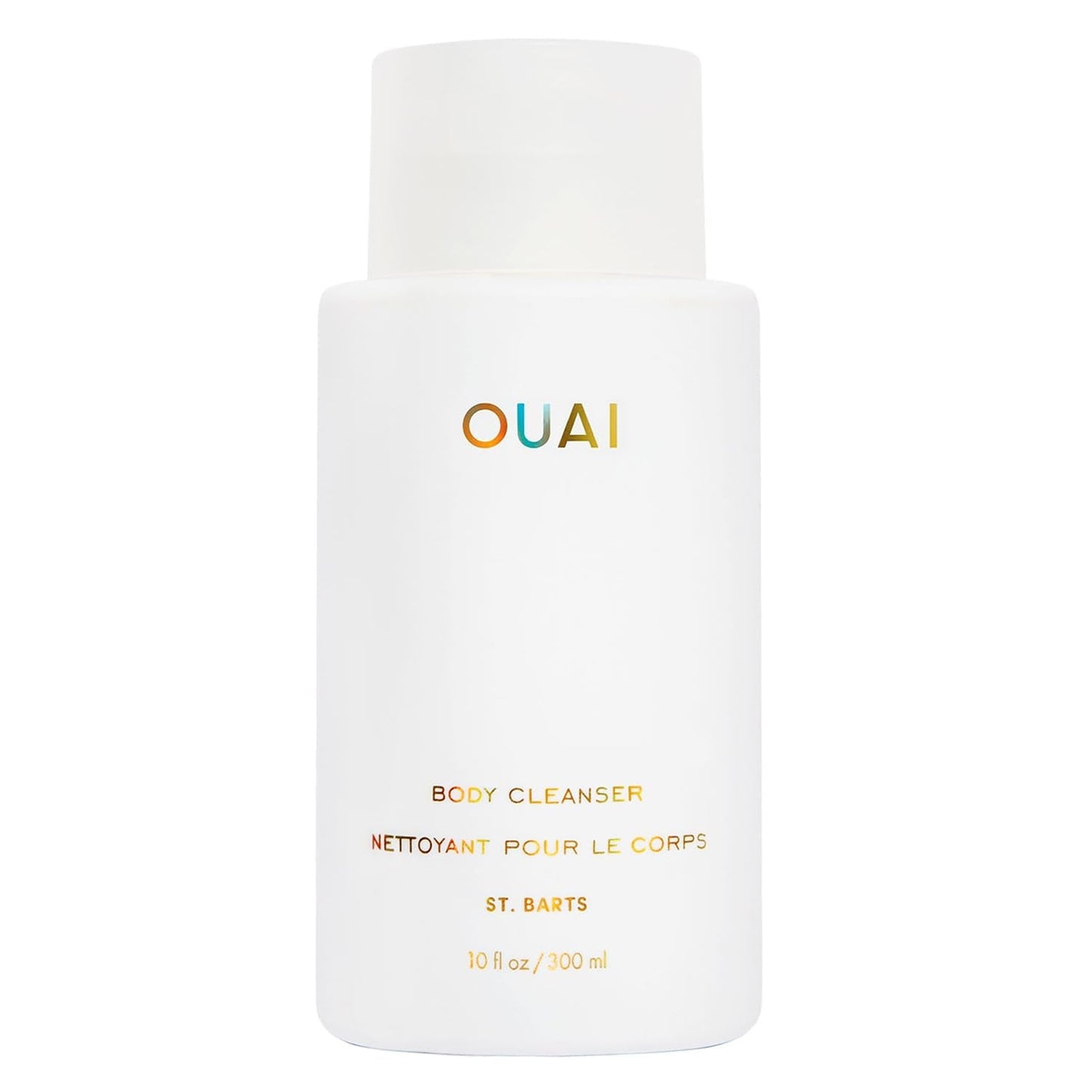 OUAI Body Cleanser, St. Barts - Foaming Body Wash with Jojoba Oil and Rosehip Oil to Hydrate, Nurture, Balance and Soften Skin - Paraben