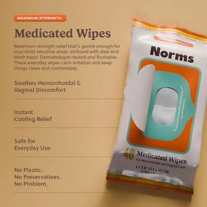 Norms The Full Hemorrhoid Treatment Bundle Medicated Wipes, Touch-Free Spray, and 5% Lidocaine Cream to Relieve Painful Itching, Burning & Swelling – Complete Hemorrhoid Care System NormsBuy Supplements Australia