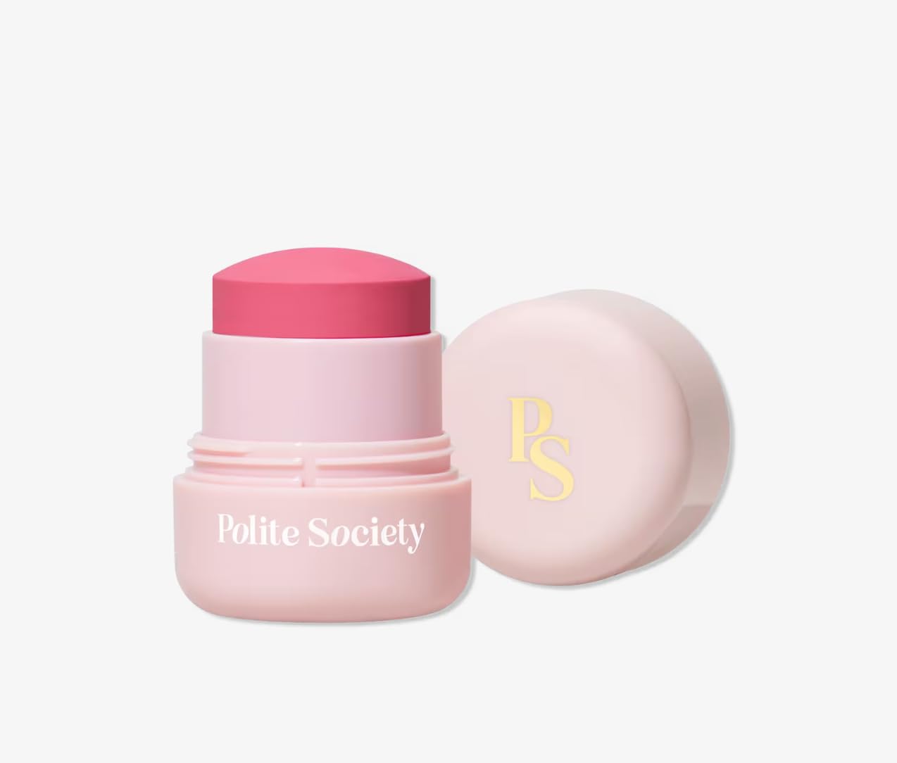 Polite Society Polite Pops Powder Blush Stick, Hybrid Cream to Powder Formula, Buildable Color with Coastal Plant and Vitamin E, London true pink GenericBuy Supplements Australia
