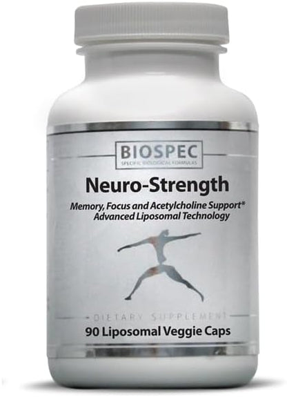 BIOSPEC NUTRITIONALS Neuro-Strength - Support Cognitive Performance* - Acetyl-L-Carnitine, Alpha-GPC, Phosphatidylserine, Huperzine BIOSPEC NUTRITIONALS buy supplements Au