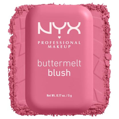 NYX PROFESSIONAL MAKEUP Buttermelt Powder Blush, Fade and Transfer-Resistant Blush, Up to 12HR Make Up Wear, Vegan Formula - For The Butta NYX PROFESSIONAL MAKEUPBuy Supplements Australia