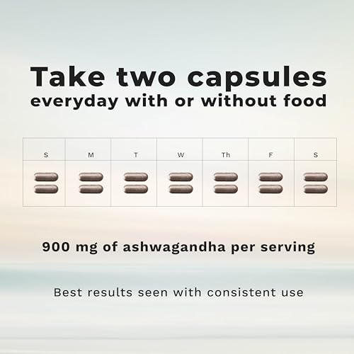 LifeSeasons Essentials Ashwagandha - Stress & Sleep Support Supplement - Calm & Focused Mind - Improves Athletic Performance & Brain Function - 900mg per 2 Capsules - 60 Capsules LifeSeasons buy supplements Au