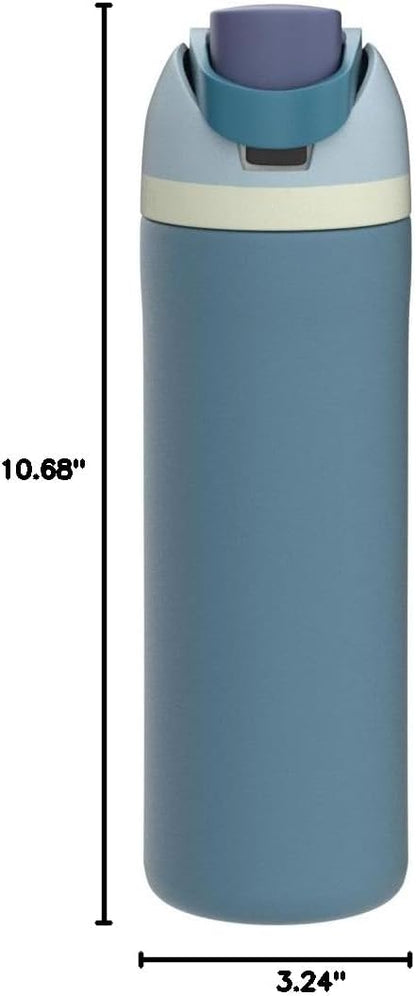 Owala FreeSip Insulated Stainless Steel Water Bottle with Straw, BPA-Free Sports