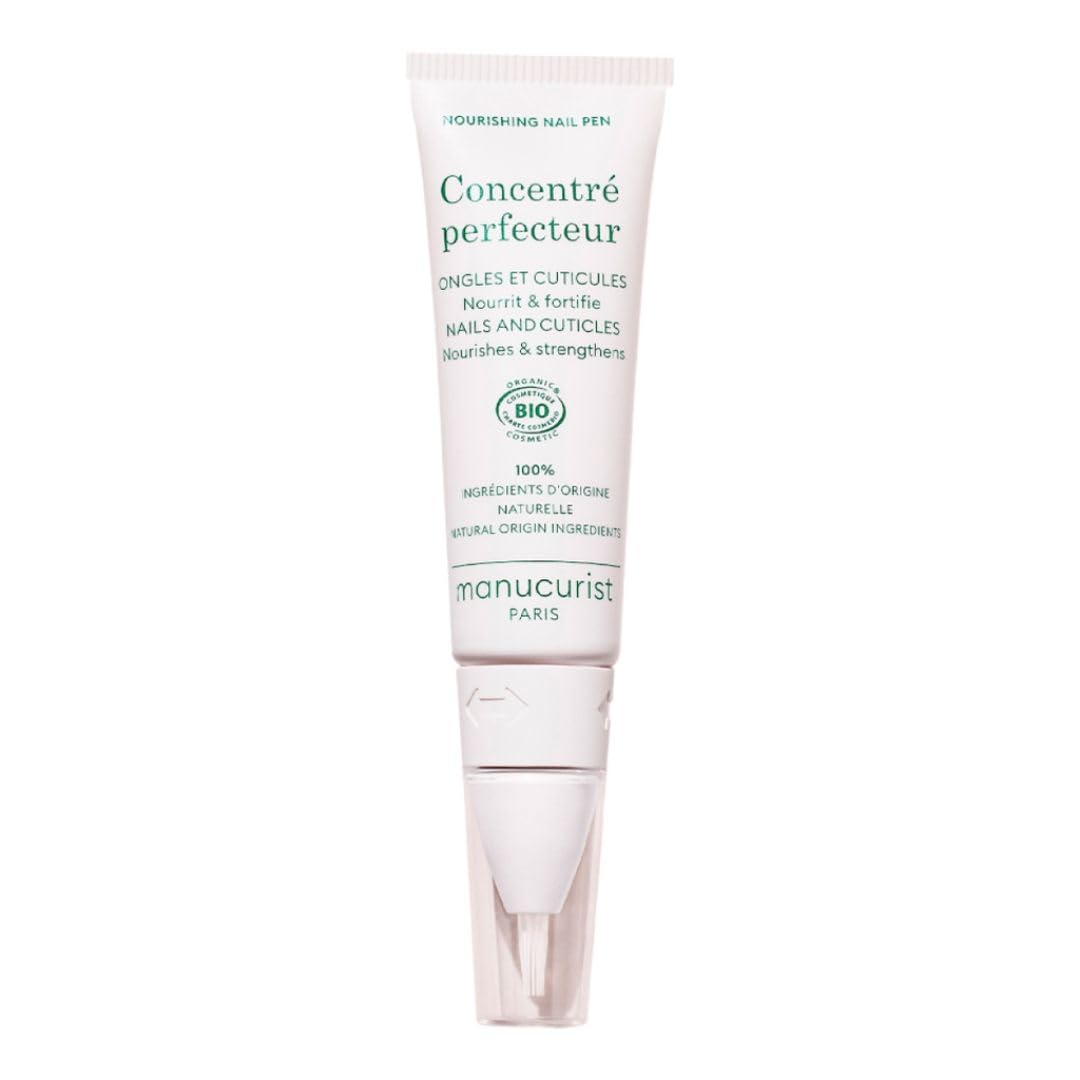 Manucurist Concentré Perfecteur - Nourishing and Fortifying Nail Pen - Vegan & Made in France - 1-in-2 Nail Care Treatment On-the-go