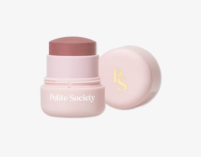 Polite Society Polite Pops Powder Blush Stick, Hybrid Cream to Powder Formula, Buildable Color with Coastal Plant and Vitamin E, Sydney flushed nude GenericBuy Supplements Australia