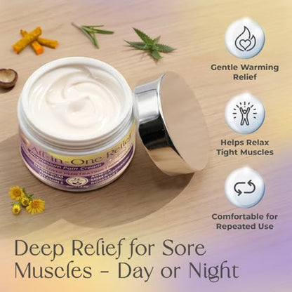 PURPLE CANYON All in One Magnesium Pain Cream – Natural Pain Relief Cream with Arnica, MSM & Capsaicin for Muscle & Joint Support – Fast-Absorbing, Non-Greasy Formula with Aloe Vera & Turmeric PURPLE CANYONBuy Supplements Australia