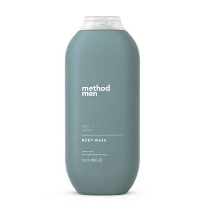 Method Men Body Wash, Sea and Surf Scent, Paraben and Phthalate Free, Quick-Lathering
