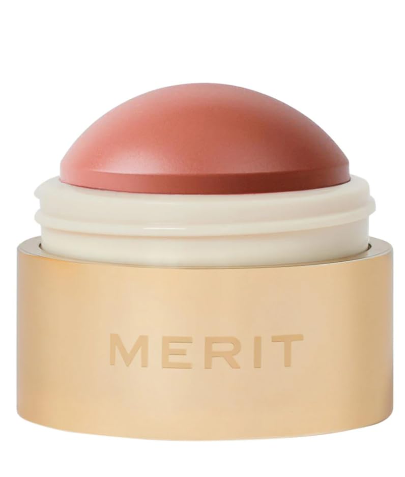 Merité Beverly Hills Cream Blush, Lightweight Buildable Color Balm with Vitamin E for Cheeks and Lips Flush Balm Cream Blush (0.31oz) (Beverly Hills - soft peach) GenericBuy Supplements Australia