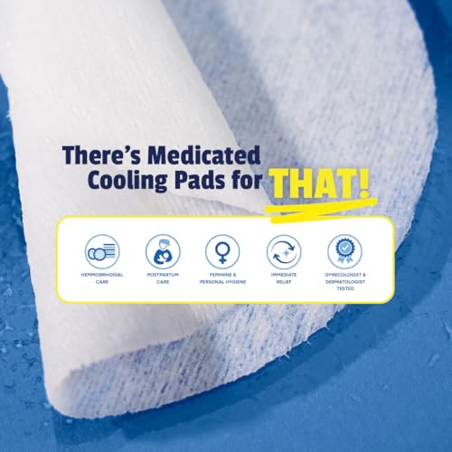 T.N. Dickinson’s Medicated Cooling Pads with Witch Hazel and Aloe | Hemorrhoid Treatment, Postpartum Care, Feminine & Rectal Relief | 100 Rounds T.N. Dickinson'sBuy Supplements Australia