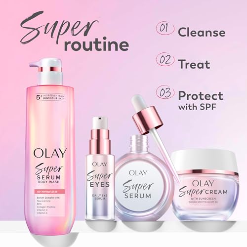 Olay Super Cream with Sunscreen SPF 30, Lightweight Face Moisturizer with Sun Protection