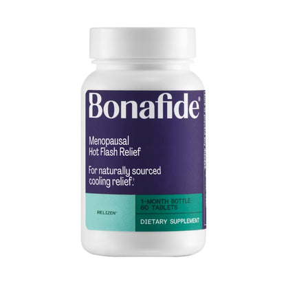 Relizen by Bonafide. Relief from Menopausal Hot Flashes & Night Sweats. — 1-Month Supply (60 Tablets) Bonafide buy supplements Au