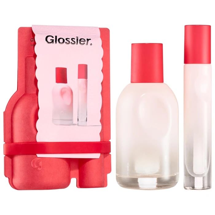 Glossier You Limited Edition Eau de Parfum Holiday Gift Set - Full Size Spray (1.7oz / 50ml) and Travel Size Rollerball (0.27oz / 8ml) GlossierBuy Supplements Australia