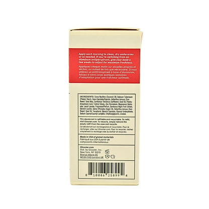 Glossier Deodorant Refillable Holiday Gift Set: Aluminum-Free Stick 2.2 oz + YOU Refill – Coconut Oil Base, Warm & Spicy GlossierBuy Supplements Australia