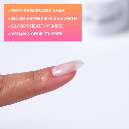 YN Young Nails Nail Strengthener -Perfect for Damaged Nails, Nail Repair and Growth, Nail Hardener and Strengthener for Brittle or Weak Nails