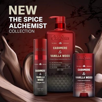 Old Spice Body Wash for Men, The Spice Alchemist Collection, 24/7 Cologne Infused Hydration, No Trade Off Formula