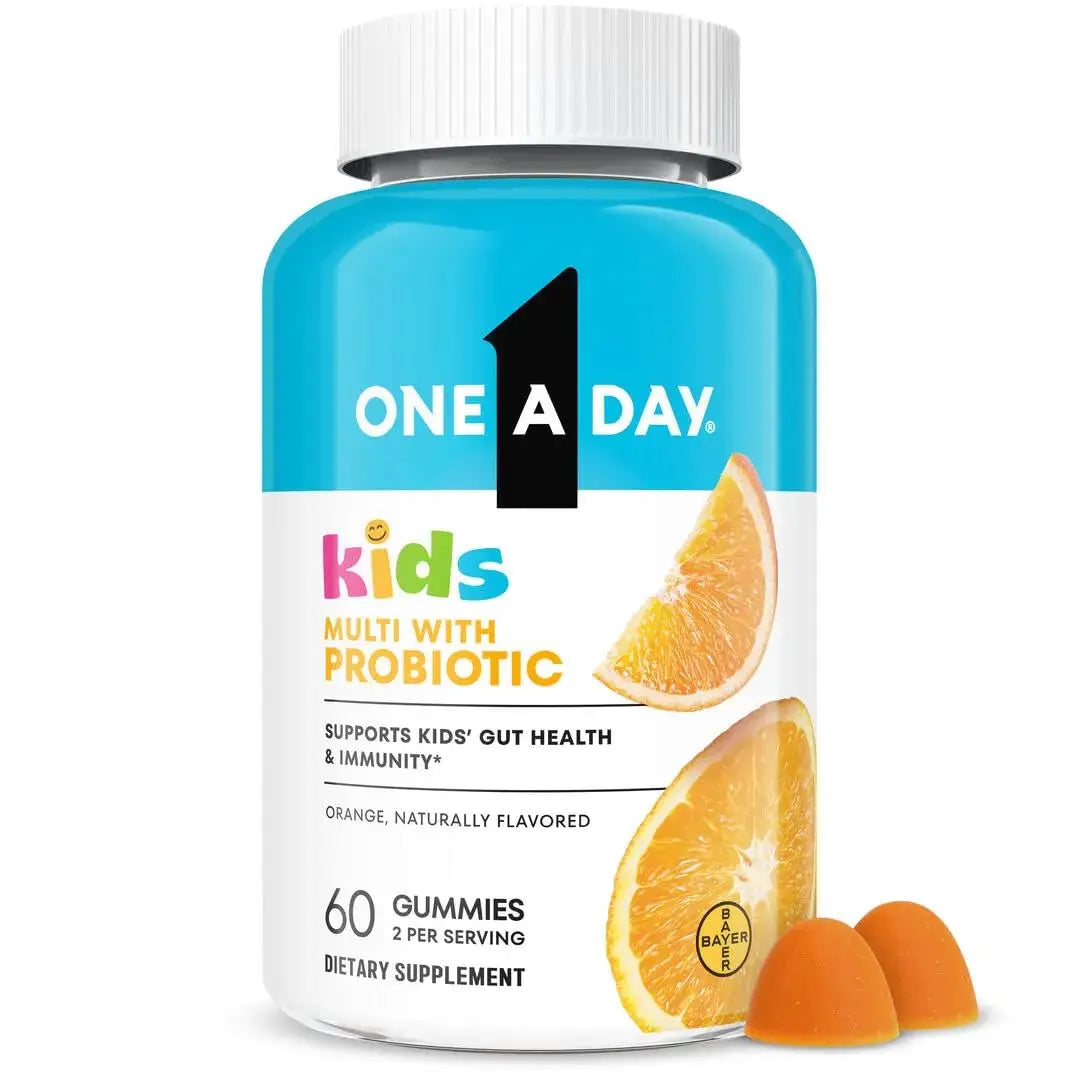 One A Day Kids Multivitamin with Probiotic, Multivitamin Gummies, Kids Probiotic for Digestive Health, Gummy Vitamins ONE A DAY