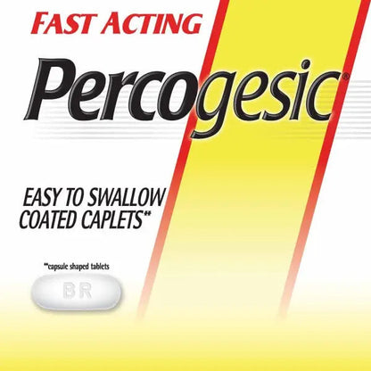 Percogesic Original Pain Relief | Aspirin Free Fast Acting Relief | 90 Coated Caplets (4 Pack) PercogesicBuy Supplements Australia