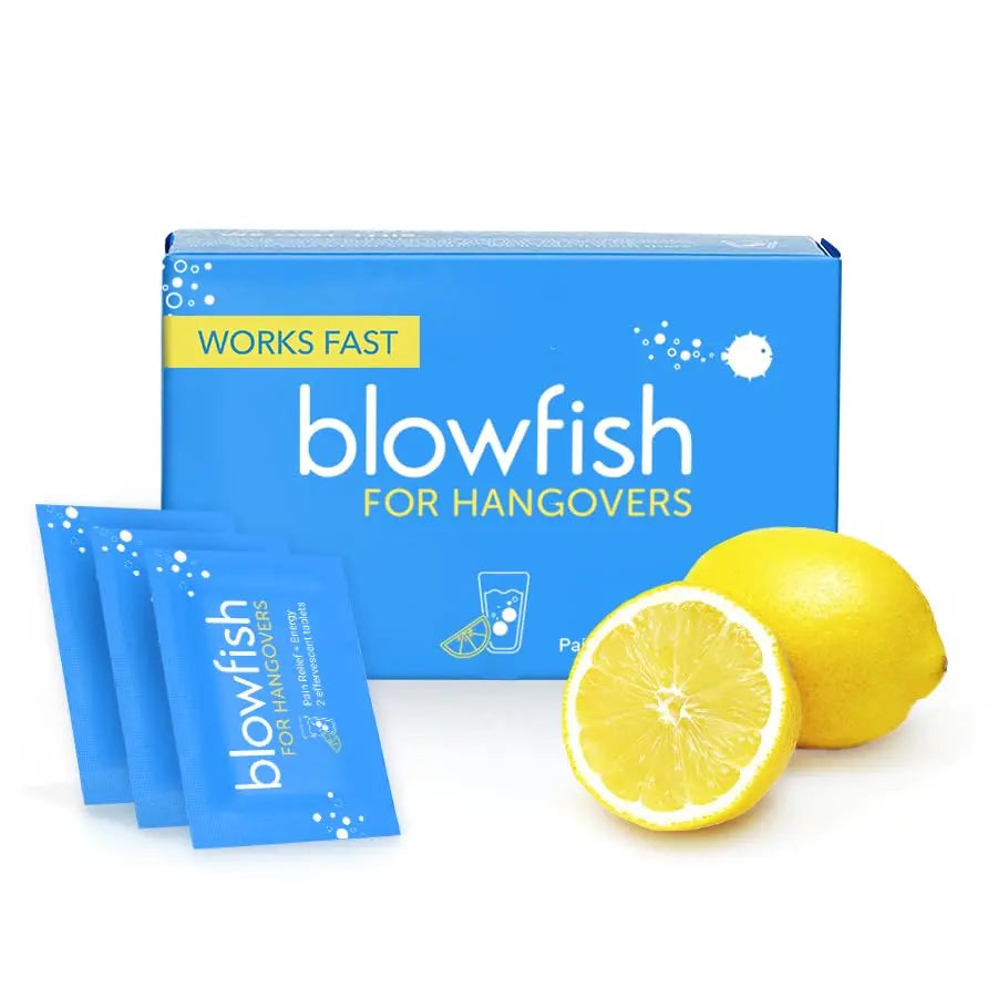 Blowfish for Hangovers - Fast Hangover Relief in 15 Minutes | FDA-Recognized Formulation | Headache Relief, Energy, and Hydration in One Step BlowfishBuy Supplements Australia