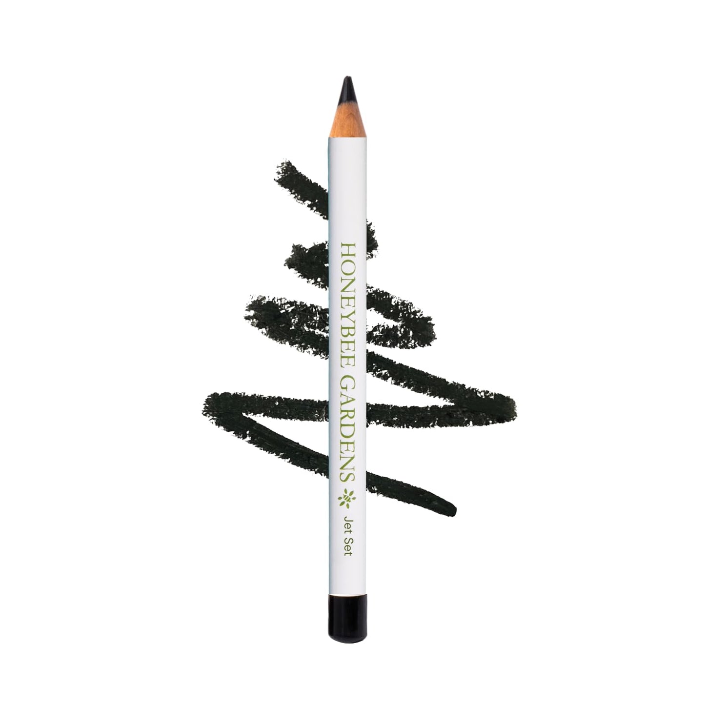 Honeybee Gardens Effortless Eye Liner Pencil, Jet Set Black, Smooth Long-Wearing, Rich Pigment, Vegan & Gluten-Free Honeybee GardensBuy Supplements Australia