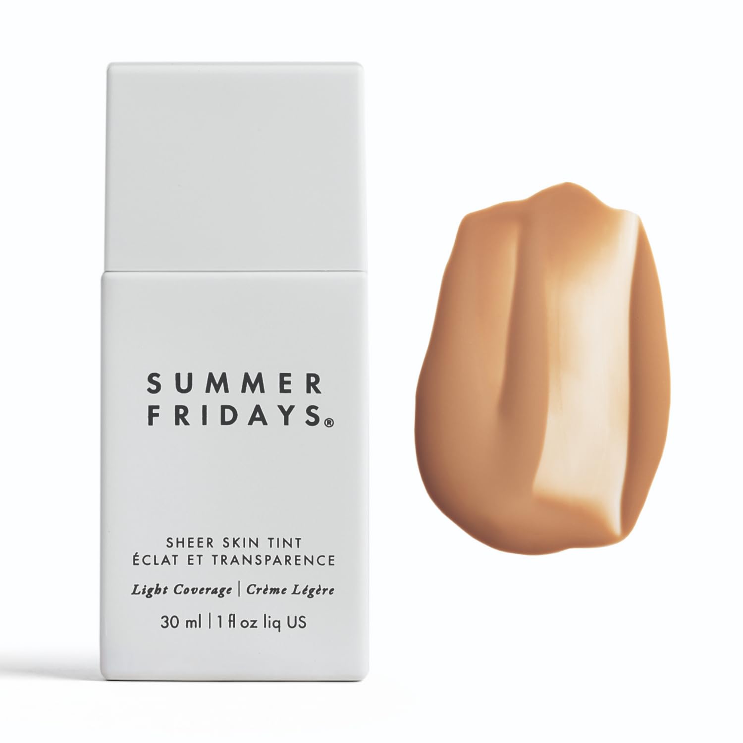 Summer Fridays Sheer Skin Tint - Skin Tint with Hyaluronic Acid - Helps Diminish Uneven Skin Tone - Sheer to Light Coverage - Shade 5 - Medium with Warm Neutral Undertones (1 Fl Oz) Summer FridaysBuy Supplements Australia