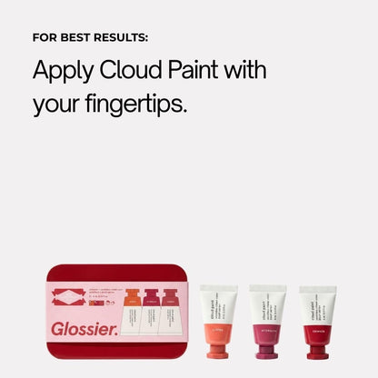 Glossier Mini Cloud Paint Blush Trio Holiday Gift Set: Crimson, Glisten & Afterglow GlossierBuy Supplements Australia