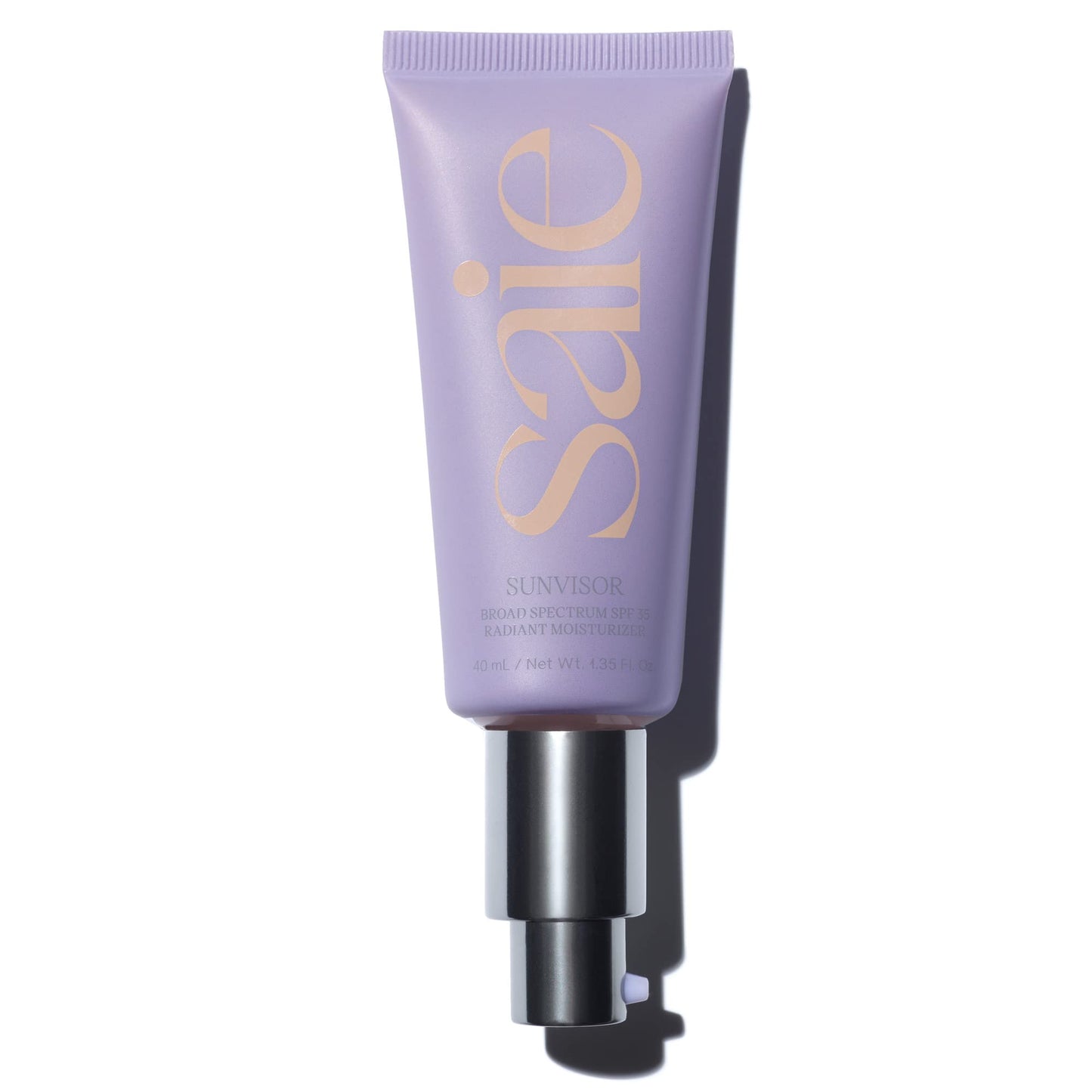 Saie Sunvisor Broad Spectrum Sunscreen Moisturizer SPF 35 - Hydrating Daily Face Sunscreen with 100% Sheer Mineral Zinc Oxide, Hyaluronic Acid + Vitamin C for Radiant, Dewy Skin (1.35 fl oz) SaieBuy Supplements Australia
