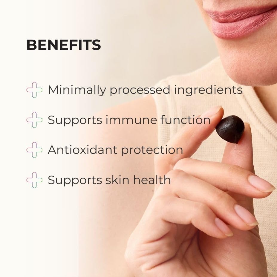 Juice Plus+ Berry Blend Soft Chews (Chewables) - Daily Nutrition from 12 Plants with Whole Fruit, Vegetable, & Berry - Raspberry, Bilberry, Blueberry, and More! for Adults and Kids - (1-mo, 30 Chews) Juice Plus+Buy Supplements Australia