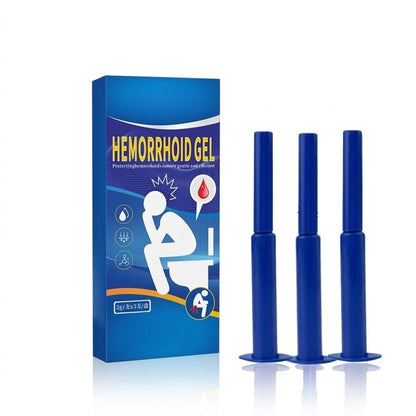 Hemorrhoid Relief Gel with 3 Disposable Applicators - Fast Soothing Cream for Itching & Swelling - Internal & External Treatment (Pack of 3) Aus HealthcareBuy Supplements Australia